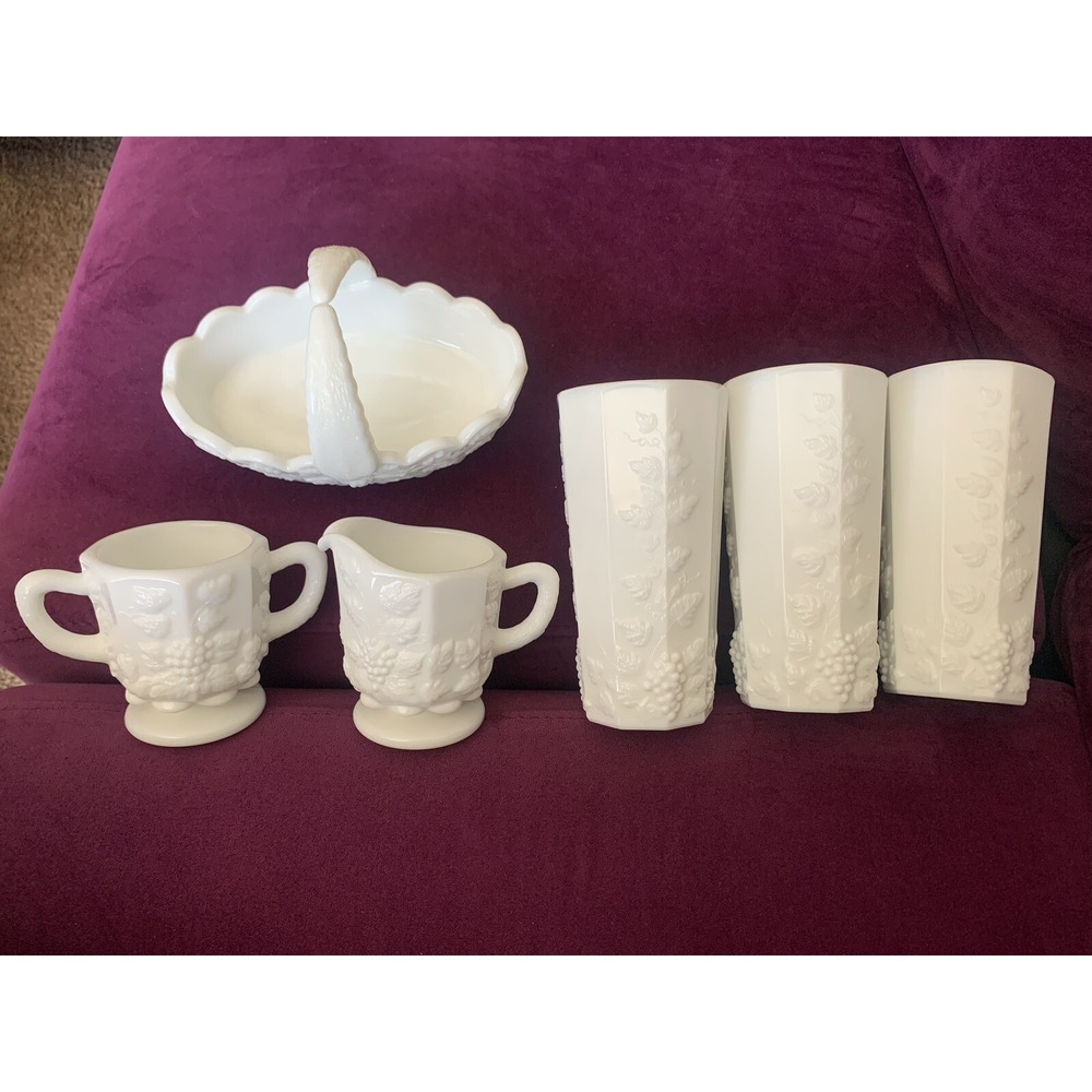 Westmoreland Milk Glass‎ Lot